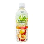 GREEN TIME ALOEVERA  PEACH 490ML X 24 PACK