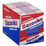 BAZOOKA ORIGINAL BUBBLE GUM WALLET PACK 60G X 12 PACK